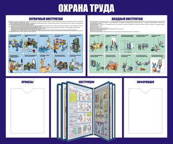 С95 Стенд охрана труда (с перекидной системой) (1200х1000 мм, пластик ПВХ 3 мм, алюминиевый багет серебряного цвета) - Стенды - Стенды по охране труда - Магазин охраны труда ИЗО Стиль